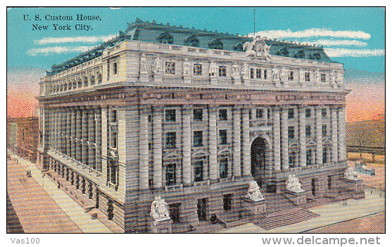 CPA NEW YORK CITY- US CUSTOM HOUSE - Andere Monumenten & Gebouwen