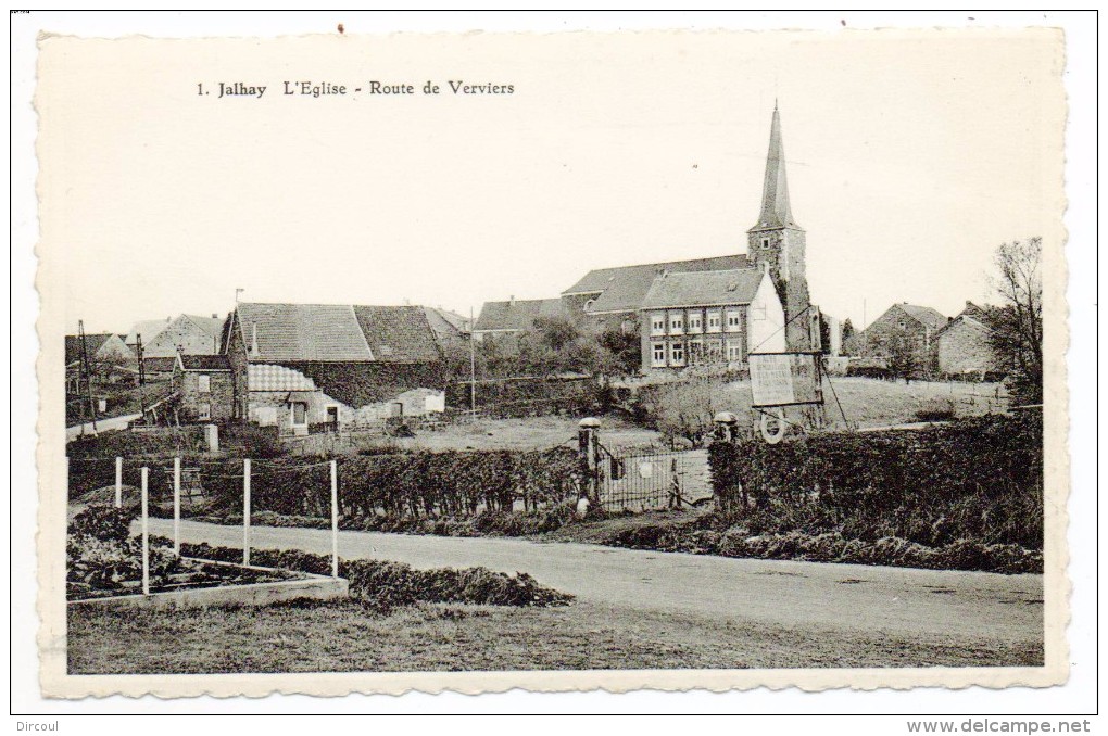 32989  -   Jalhay   L'église  -  Route De Verviers - Jalhay