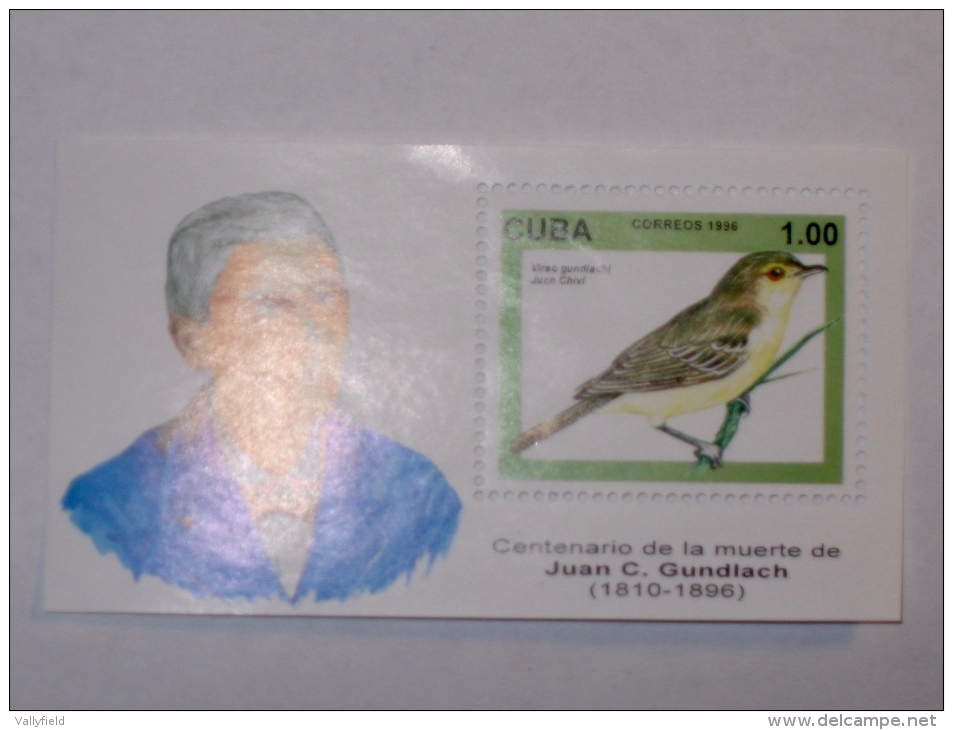 CUBA     1996   LOT# 58  S/S BIRD - Neufs