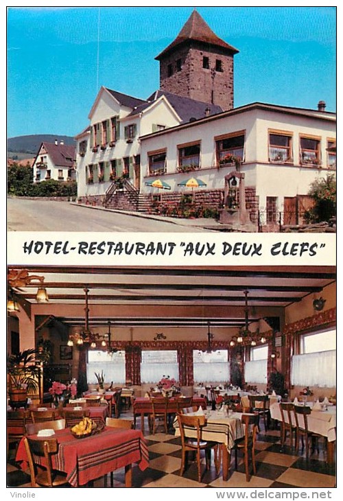 B16-0895  : DAMBACH LA VILLE HOTEL RESTAURANT  AUX DEUX CLEFS  FERNAND MERSIOL - Dambach-la-ville