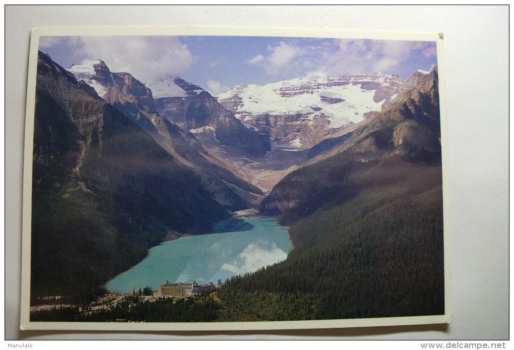 Lake Louise From The Air - Lac Louise