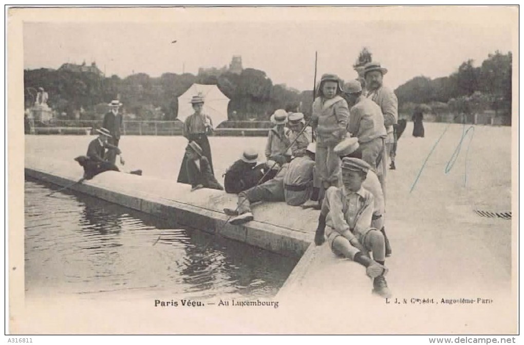 Cpa PARIS VECU   AU LUXEMBOURG - Petits Métiers à Paris