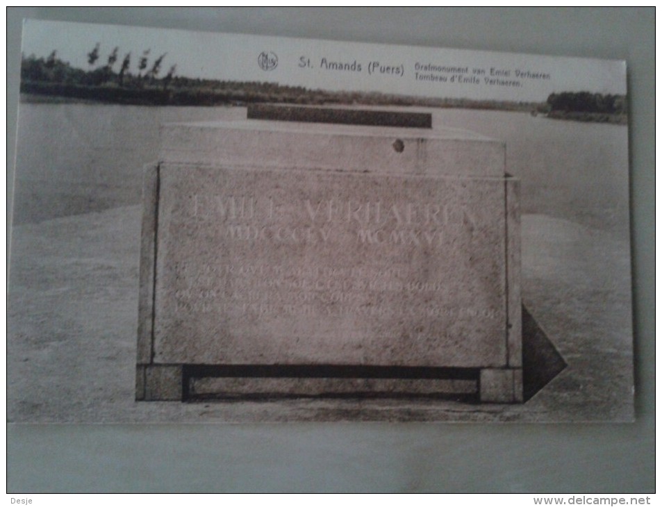 Sint Amands Grafmonument Van Emiel Verhaeren - Buggenhout