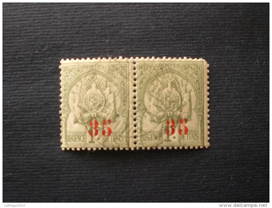 TUNISIA 1908 Issues Of 1888 And 1893 Surcharged - Tunisia