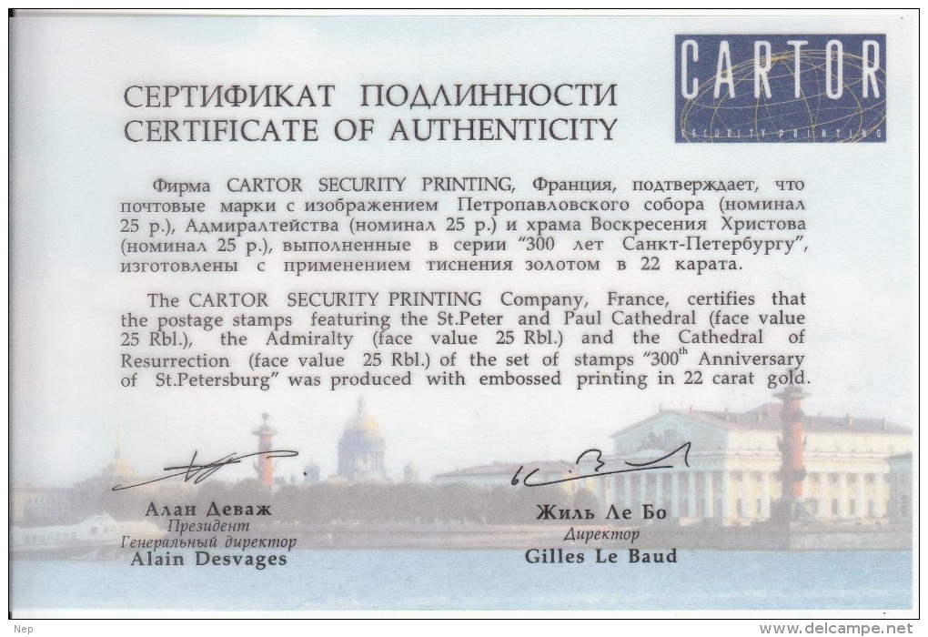 RUSSISCHE FEDERATIE - Michel - 2002 - Nr 976/80 (MH 8)(COMPLEET-ZEER MOOI) - Gest/Obl/Us - Blocks & Kleinbögen