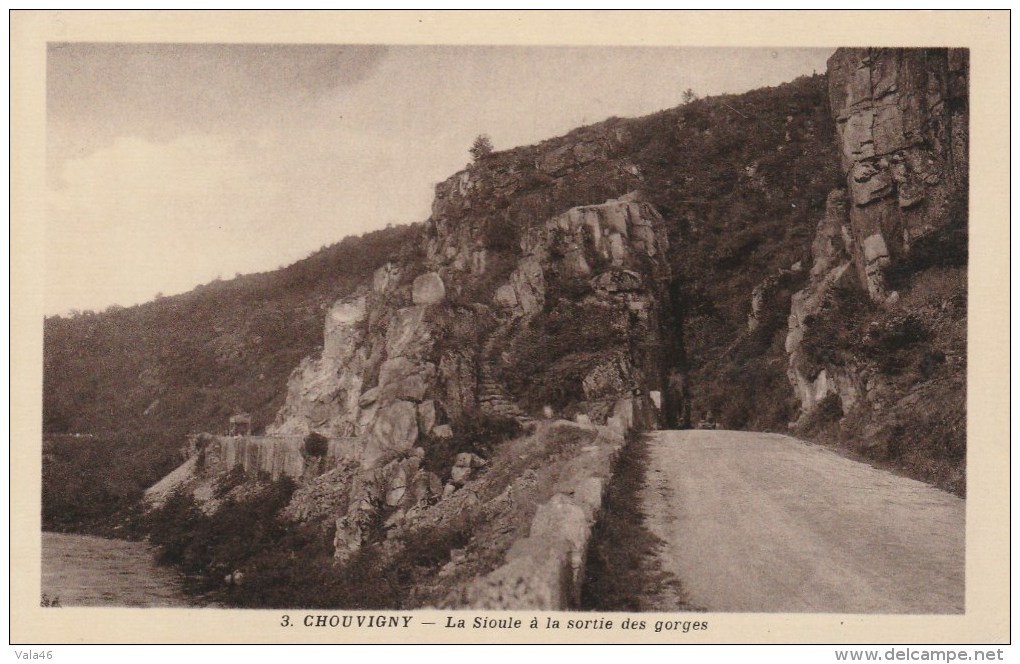 CHOUVIGNY (Allier) - Lot De 7 CPA - Autres & Non Classés