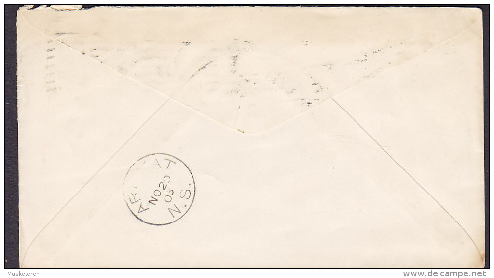 Canada J. & R. McLEA General Merchants & Shipping Agents MONTREAL 1903 Cover Lettre ARICHAT N.S. Edward VII. (2 Scans) - Brieven En Documenten