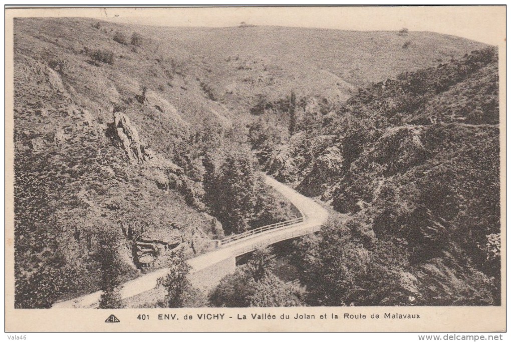 MALAVAUX (Allier ) - La Vallée De Jolan Et La Route De Malavaux - Autres & Non Classés