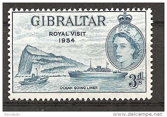 = Gibraltar 1954 - Michel 148 ** = - Gibilterra