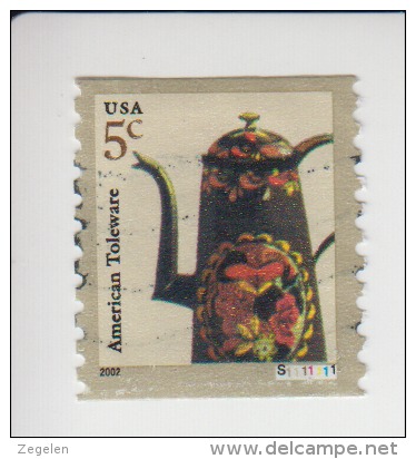 Verenigde Staten(United States) Rolzegel Met Plaatnummer Michel-nr 3580 Plaatnummer S1111111 - Ruedecillas (Números De Placas)