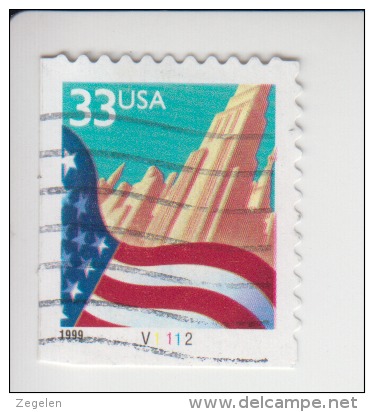Verenigde Staten(United States) Rolzegel Met Plaatnummer Michel-nr 3091 BEul Plaatnummer V1112 - Rollenmarken (Plattennummern)
