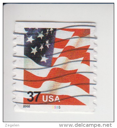 Verenigde Staten(United States) Rolzegel Met Plaatnummer Michel-nr 3595 I BC Plaatnummer 5555 - Ruedecillas (Números De Placas)