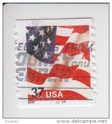 Verenigde Staten(United States) Rolzegel Met Plaatnummer Michel-nr 3595 I BC Plaatnummer 3333A - Roulettes (Numéros De Planches)
