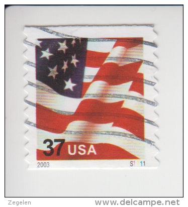 Verenigde Staten(United States) Rolzegel Met Plaatnummer Michel-nr 3595 II BO Yd Plaatnummer S1111 - Rollenmarken (Plattennummern)