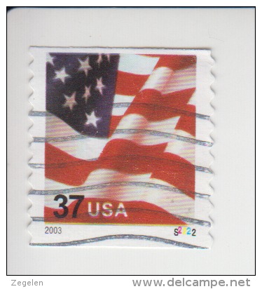 Verenigde Staten(United States) Rolzegel Met Plaatnummer Michel-nr 3595 II BO Yd Plaatnummer S2222 - Roulettes (Numéros De Planches)