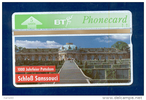 UNITED KINGDOM: BTO-018 "Schloss Sanssouci" CN:302E Unused - BT Edición Extranjera