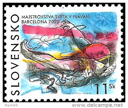 Slovakia - 2003 - World Swimming Championship In Barcelona - Mint Stamp - Ungebraucht
