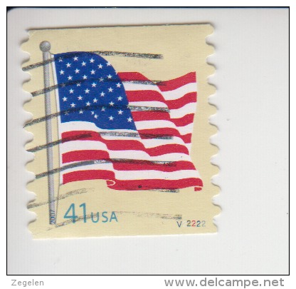 Verenigde Staten(United States) Rolzegel Met Plaatnummer Michel-nr  4293 BL Yb Plaatnummer V22222 - Ruedecillas (Números De Placas)