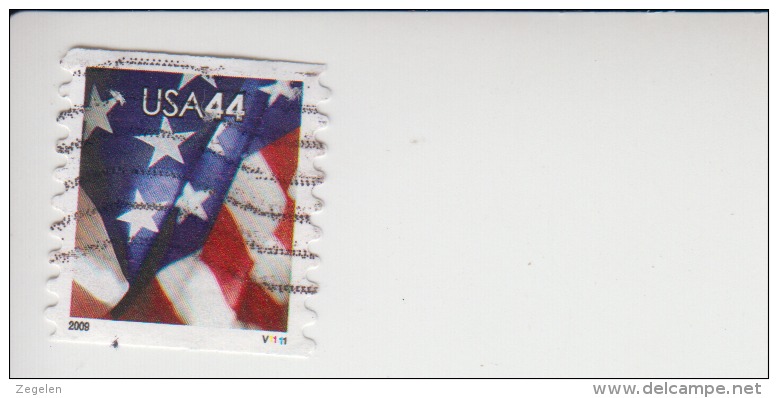 Verenigde Staten(United States) Rolzegel Met Plaatnummer Michel-nr  4490 BL Plaatnummer V1111 - Coils (Plate Numbers)