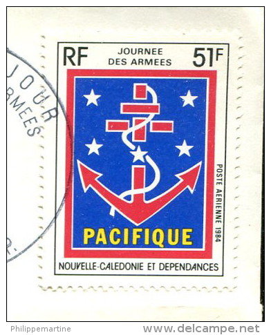 Nouvelle Calédonie 1984 - Poste Aérienne YT 244 (o) Sur Fragment - Used Stamps