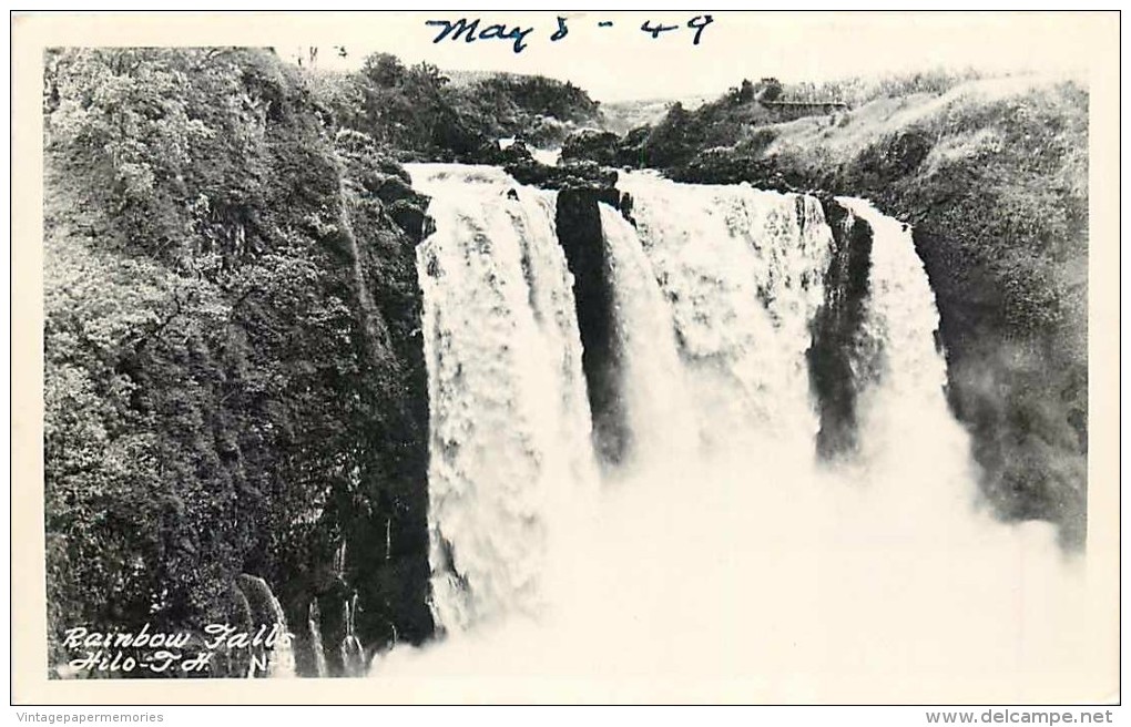 264209-Hawaii, Hilo, RPPC, Rainbow Falls, Photo No N-9 - Hilo