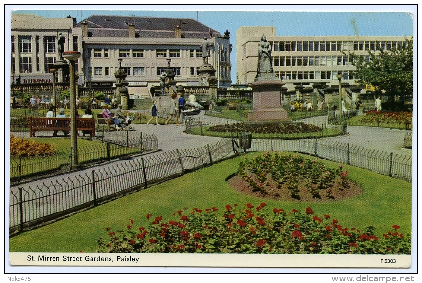 PAISLEY : ST MIRREN STREET GARDENS - Renfrewshire