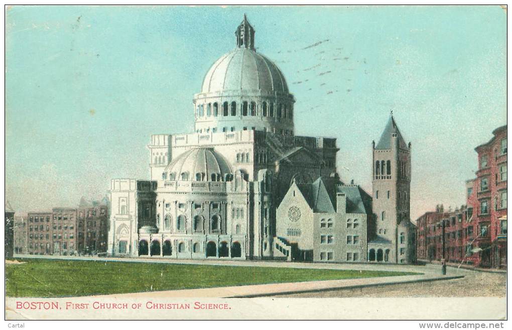 BOSTON - First Church Of Christian Science - Boston