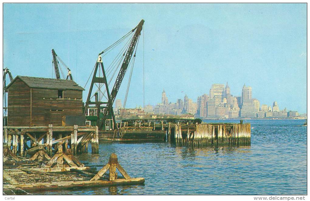 NEW YORK CITY  - Lower Manhattan Island - This View Of New York Taken From Jersey City - Autres & Non Classés