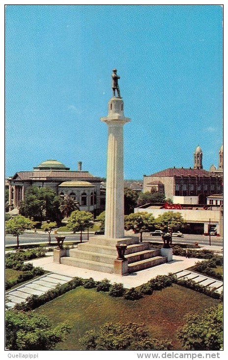 03888 "LEE CIRCLE ERECTED IN 1884, NEW ORLEANS, LA." DISTRIB. ESSO. CART. NON  SPED. - New Orleans