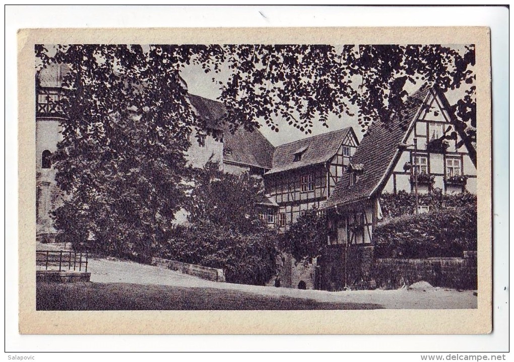 Quedlinburg, Schlosshof Mit Domkrug   STR1/364 - Quedlinburg