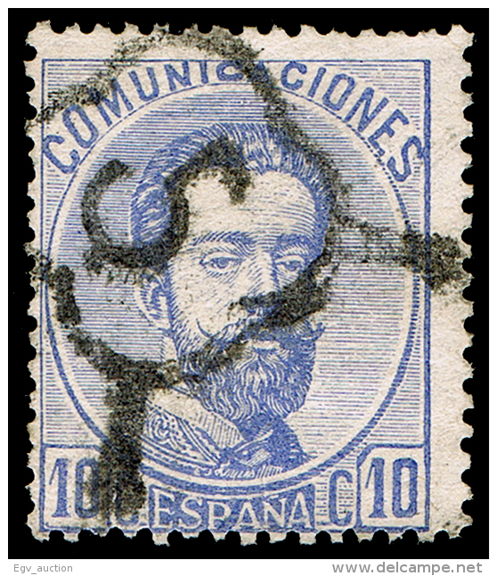 GRANADA - EDI O 121 - MAT. FECH. ARAÑA CON CIFRA 5 GRANADA - Used Stamps