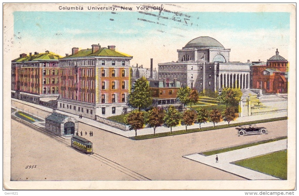 USA - NEW YORK - Columbia  University, 1924 - Onderwijs, Scholen En Universiteiten