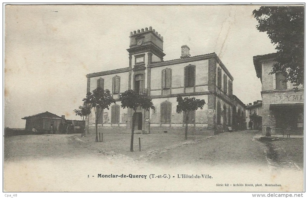 Tarn Et Garonne : Monclar De Quercy, L'Hotel De Ville - Montclar De Quercy
