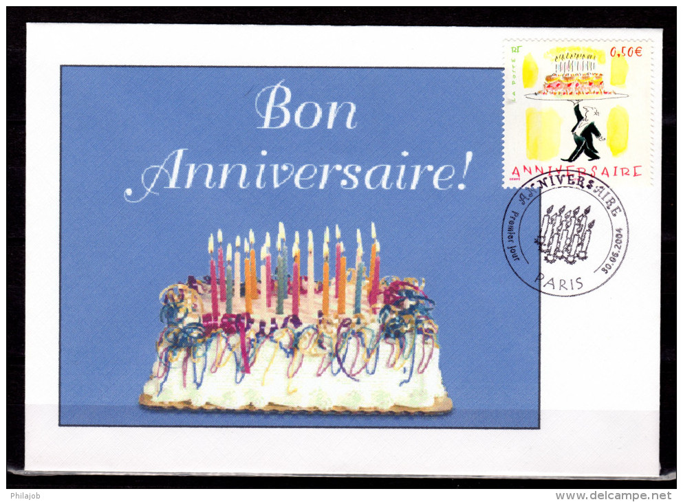 UNIQUE : FRANCE 2004 Enveloppe 1er Jour " ANNIVERSAIRE / OEUVRE DE SEMPE " N° YT 3688. FDC - Bandes Dessinées