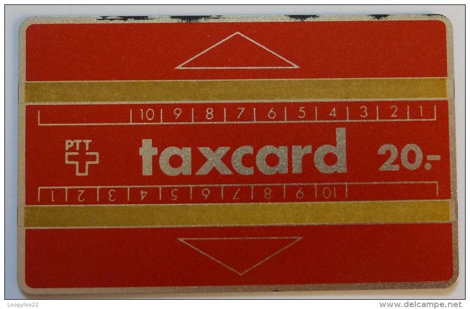 SWITZERLAND - L&G - PTT - Taxcard 20 - 609D - Mint - Suisse