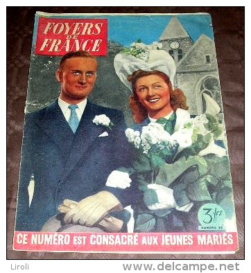 FOYERS DE FRANCE. 1943. 028.  JEUNES MARIES - Mode