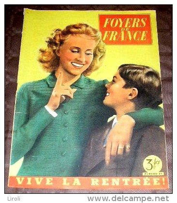 FOYERS DE FRANCE. 1943. 037.  VIVE LA RENTREE - Fashion