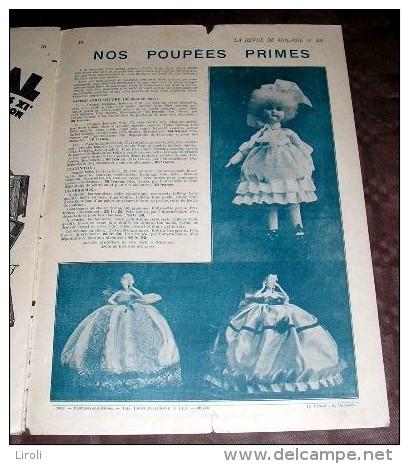 LA REVUE MADAME. 1933. 409. UN ENSEMBLE EN MEME TISSU. POUPEES - Fashion