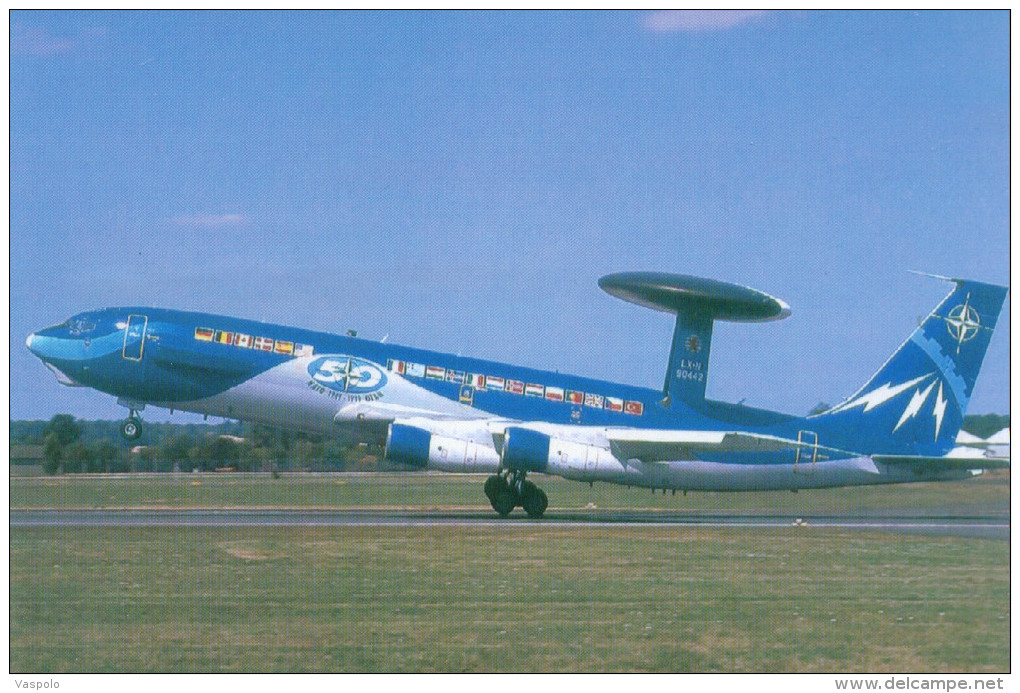 BOEING E 3A NATO AIRPLANE MILITARY ITALIAN AERONAUTICA - 1946-....: Moderne