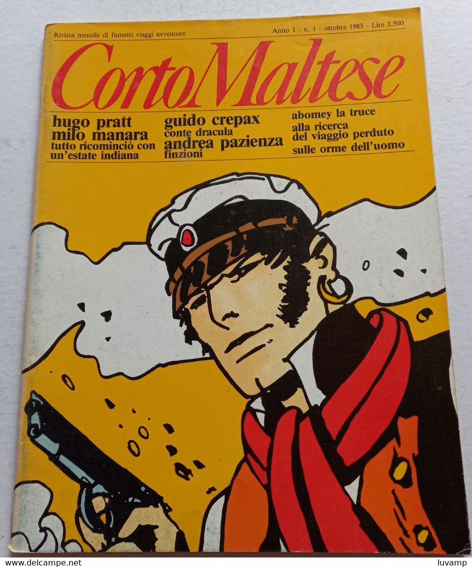 CORTO MALTESE ANNO PRIMA NUMERO 1 DEL OTTOBRE 1983  ( CART 77) - Corto Maltese