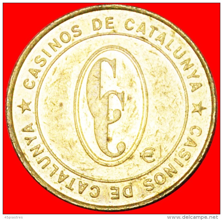 * RARE CATALONIA: SPAIN ★ CASINO 1 EURO! PUBLISHED! LOW START   ★ NO RESERVE! - Casino