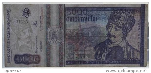 Romania - 5000 (Cinci Mii)  Lei 1993 (WPM 104) - Rumania