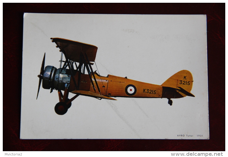 AVRO TUTOR - 1919-1938: Fra Le Due Guerre