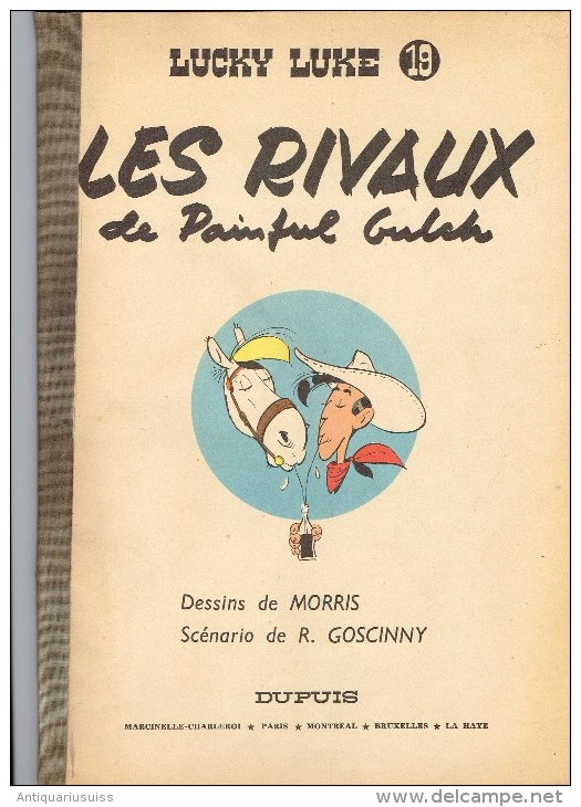 Lucky Luke - Les Rivaux -Dupuis- 1966 - Goscinny / Morris - Lucky Luke