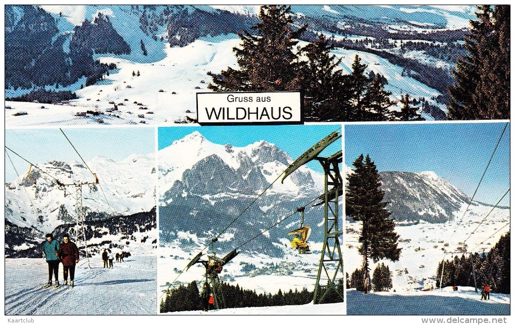 Wildhaus (Obertoggenburg) : SESSELBAHN Und SKILIFTE - Oberdorf-Gamsalp-Gamserrugg Kollersweidli - Gams