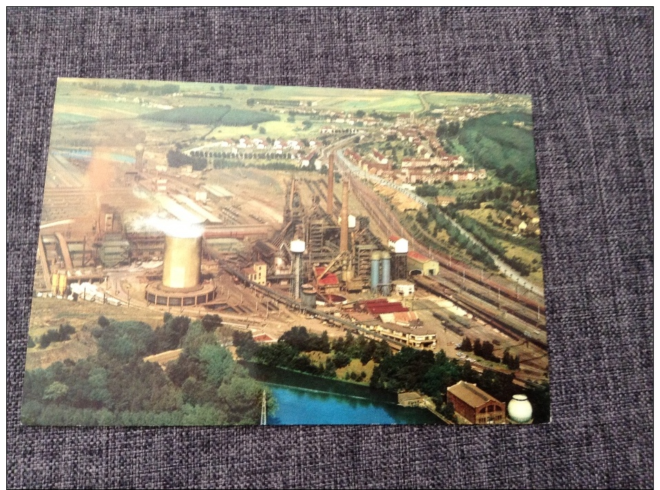 LUXEMBOURG  LUXEMBURG ESCH-SUR-ALZETTE / SCHIFFLANGE USINES SIDÉRURGIQUES  ANSICHTSKARTE  CARTE À VUE AÉRIENNE - Commemoration Cards