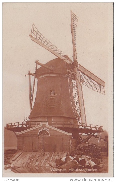 Weesp - Houtzaagmolen - Windmill Mill Moulin Muhle Molen - Weesp