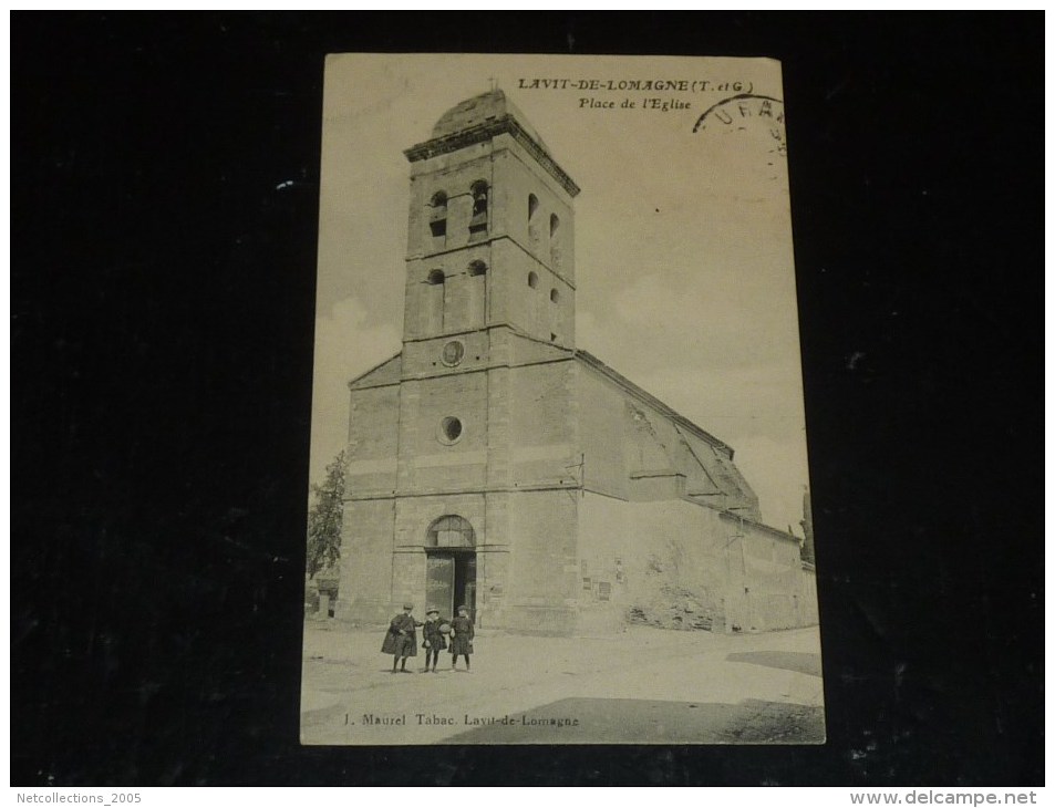 LAVIT-DE-LOMAGNE - PLACE DE L'EGLISE - 82 TARN ET GARONNE (N) - Lavit