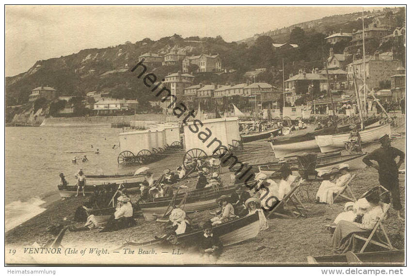 Isle Of Wight - Ventnor - The Beach Ca. 1905 - Ventnor