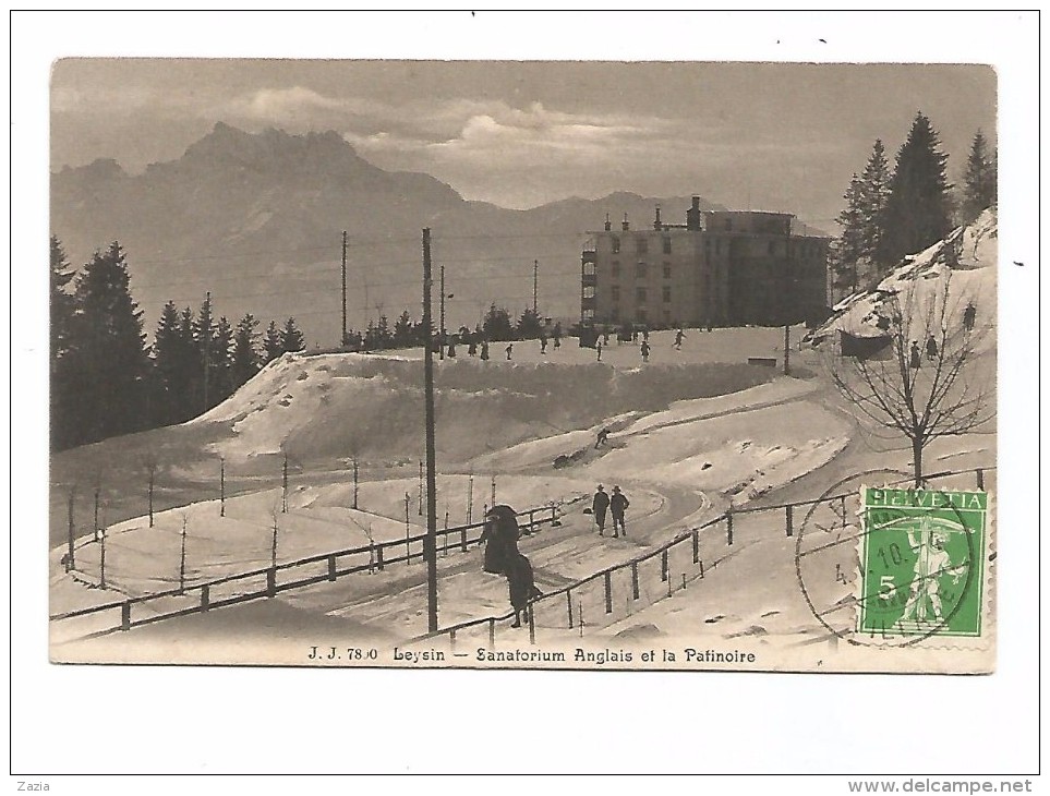 SUI.0148/ Leysin - Sanatorium Anglais Et La Patinoire - Leysin